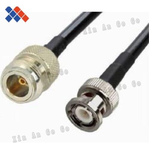 Wholesale 5pcs RF connector N female to BNC male type RG58 Pigtail Cable 50CM
