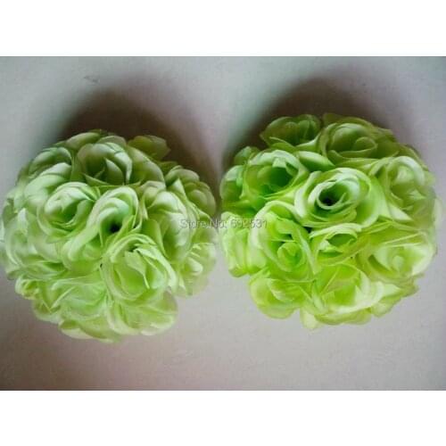 SPR 20cm prasinous wedding kissing flower ball,party decoration flower ball