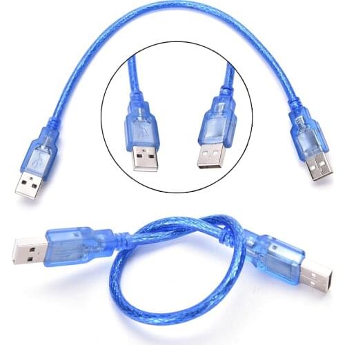 USB 2.0 Type A Male To USB Male Cord Adapter Data Extension Cable 30cm