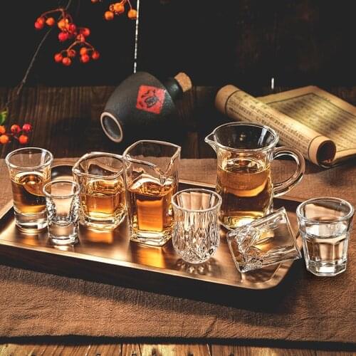 Whiskey Glass Cocktail Shaker Bar Set Tender Creative Classic Bartender Kit Dispensador De Cerveza Shot Glass Dispenser BD50BS