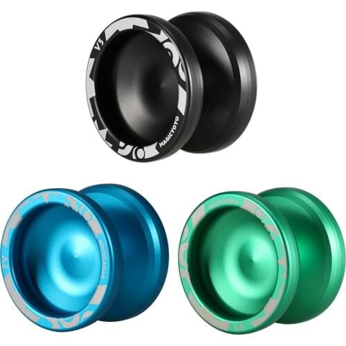 Magic Yoyo Responsive High-speed Aluminum Alloy Yo-yo CNC Lathe with Spinning String for Boys Girls Children Kids 3 Colors