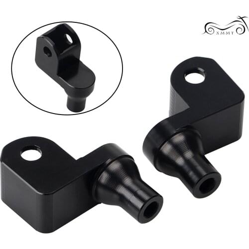1Pair Motorcycle Black Billet Aluminum Foot Pegs Adapter For Honda Shadow ACE 1100 VT1100T GoldWing GL1500 Valkyrie All Models