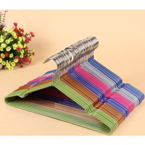 10PCS Portable Clothes Hanger Clothes Drying Rack Non-Slip Metal Shirt Hook Hangers Coat Hanger Clothes Accessories Rack