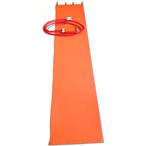 125*1740*1.5mm silicone drum heater for oil barrel 220v 1000w digital thermostat on wire 1500mm lead wire