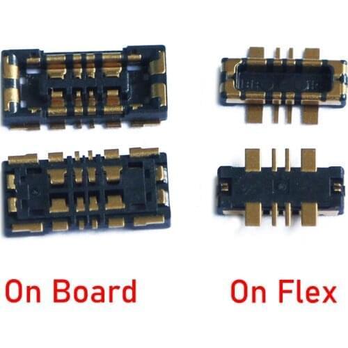 5PCS Inner Battery FPC Connector On Motherboard For HuaWei Y7 Prime 7A 7S Play 7 Y6 2017 P Smart+ 2019 Clip Contact On Flex