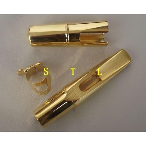 Alto saxophone mouthpiece ligature cap Gold plate 6# 7# 8# 9