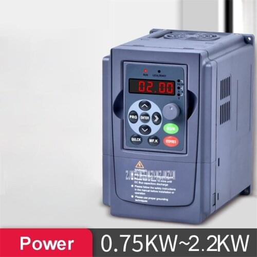 G9000-0.75KW/1.5KW/2.2KW Industrial Frequency Converter Three-phase Motor Speed Control Frequency Drive Inverter AC380V +/- 20