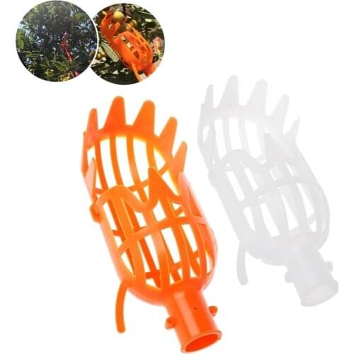 Fruit Picking Tool Greenhouse Plastic Fruit Picker Catcher Farm Garden Picking Device Garden Greenhouses Tool Without Handle