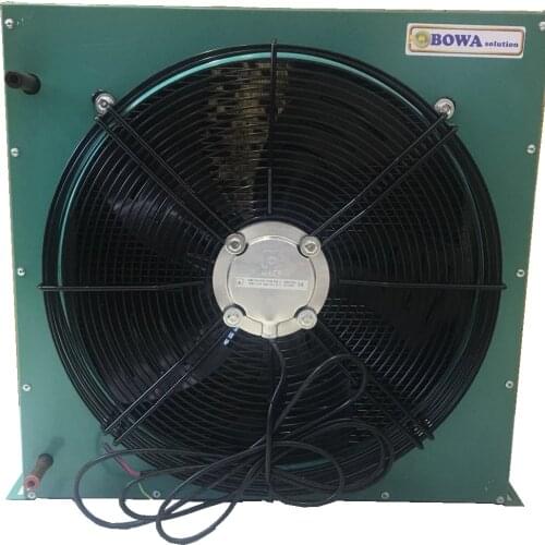 9KW L shape condenser without fan replace wire on tube heat exchanger for refrigerant recovery machine