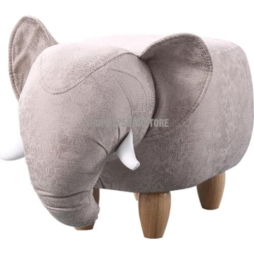 Creative Elephant Storage Stool Footstool Low Stool Wearing Shoes Stool Sitting Pier Household Animal Stool Storage Shoes Stool
