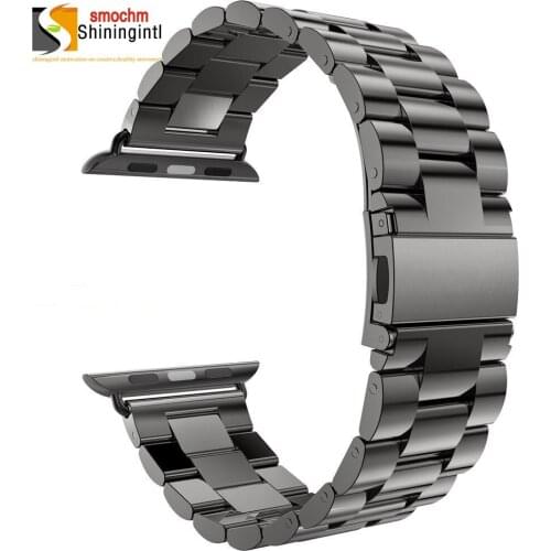 Fasion Stainless Steel Watchband for Apple Watch / Sport /Edition 38mm 42mm Wrist Bracelet Strap for Apple watch Series 1, 2 & 3