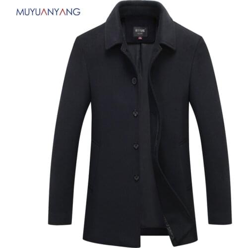 Muyuanyang Mens Wool Coats