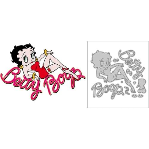 2020 New Hot Girl Metal Cutting Dies Betty Boy Stencils and Grass Scrapbooking Paper For Foil Die Cut Crafts Supplies No Stamp