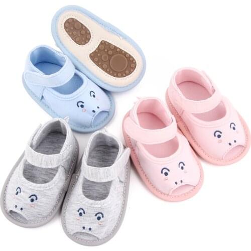 Newborn Baby Girl Boy Shoes Soft Sole Comfortable Cotton Toddler Baby Shoes Cartoon Anti-slip Shoes Baby First Walk