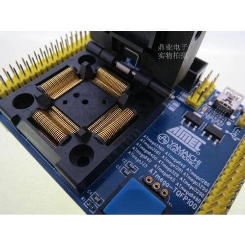 Original ATMEL IC Test Seat ATmega2560/1280/2561/3250/6450 Burning Programm Socket Adapte