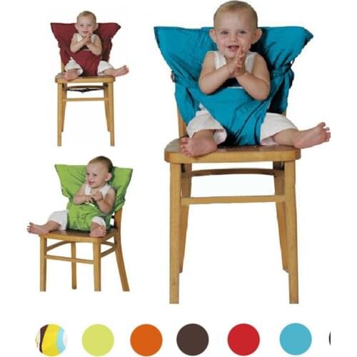 Portable Infant Dining High Dinning Cover Seat Safety Belt Feeding Baby Care Accessories Kids Chair Travel Foldable Baby Chair