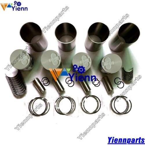 For TOYOTA 2L 2L-II 2LT Overhaul Rebuild Kit with Liner Piston Chaser Crown Hilux surf Tractor Excavator Diesel Engine Parts