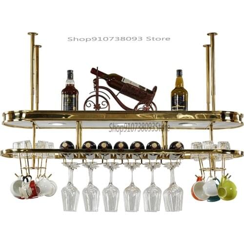 Light luxury wine glass rack upside down home bar wine rack rack hanger wine glass rack hanging wine cabinet goblet rack