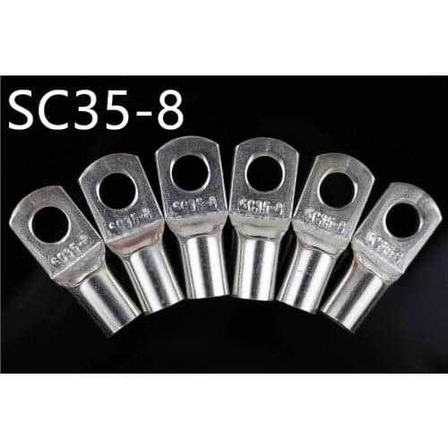 SC35-8 Bolt Hole Tinned Copper Cable lugs Battery Terminals 35mm wire