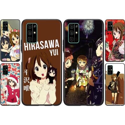 Silicone Cover K on! Hirasawa Yui Anime For Huawei Honor 30i 10X 30S 9A 9S 9X 30 9C 20 20S V20 10i 10 7C Pro Lite Phone Case