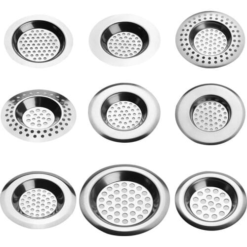1pcs Kitchen Sink Strainer Bath Basin Drain Filter Portable Waste Collector Bathroom Water Strainer Net Hardware Accessories
