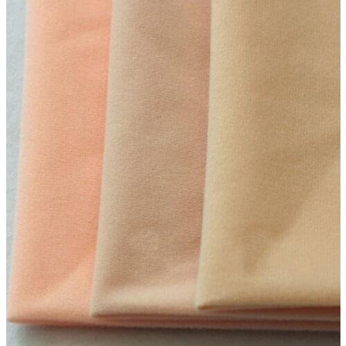 50cm x 50cm Flesh color Diy Doll Skin Textile Fabric Fiber High density Nap Telas Tissus Sewing Patchwork Handmade Costura