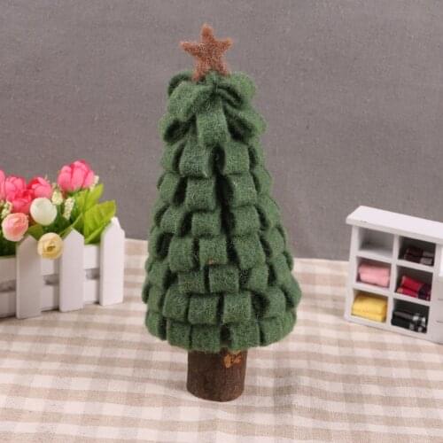 Creative handmade wool felt ornaments photography props Christmas ornaments ornaments mini Christmas tree