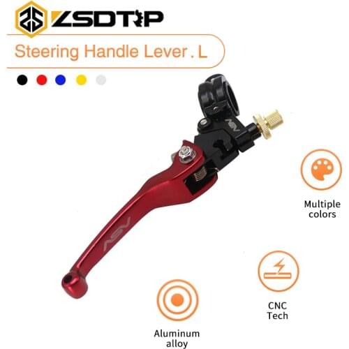 ZSDTRP 1Pc Universal Motorcycle 22mm ASV CNC Aluminum Alloy Clutch Lever For Motocross Pitbike Dirt Pit Bike