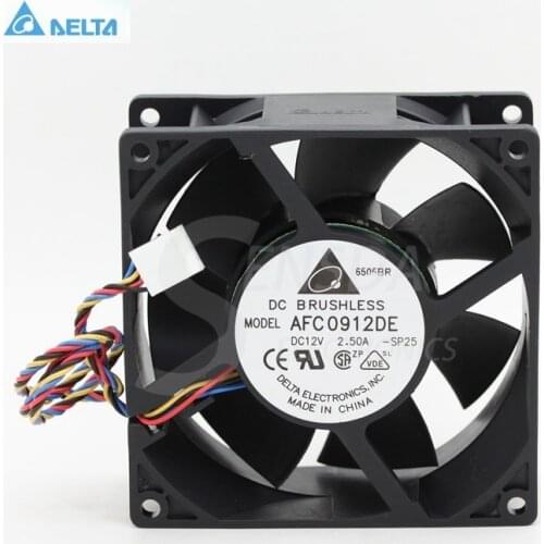 For delta AFC0912DE 9CM 9.2CM 9038 9238 90mm 92mm 12V DC 3A car booster violent cooling fan