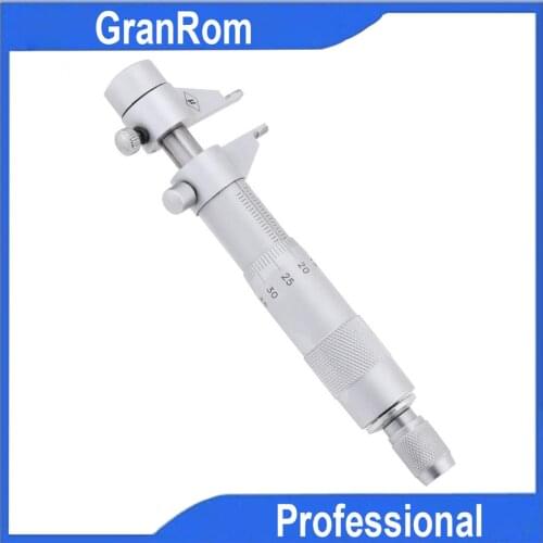 Inside Micrometer Minute Card Measuring Tool 5-30mm Stainless Steel 304 Spiral Micrometer for Steel Pipe PVC PP PE Tube