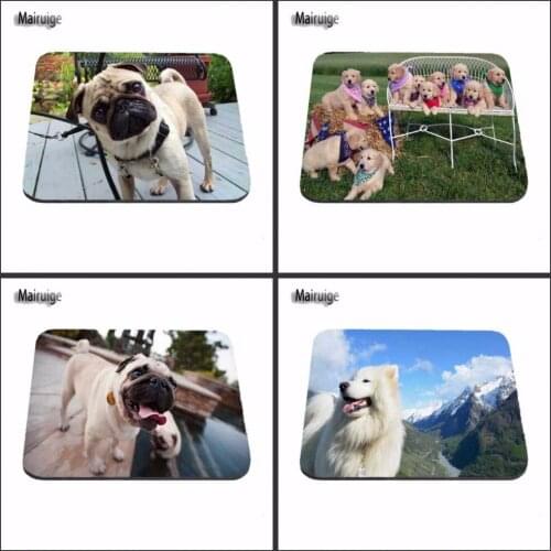 Vivid Hot Pug Dog Design Silon Anti-slip Mousepad Computer Mouse Pad For Optal Me Trackball Mouse Customization Support