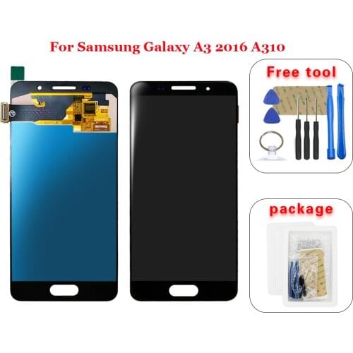 AAA For Samsung Galaxy A3 2016 A310 A310F A310H A310M A310Y LCD Display and Touch Screen Digitizer Assembly +Tools