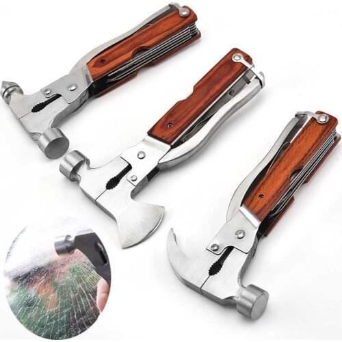 ZK30 Multifunctional Emergency Outdoor Camping Survival Tools Axe Pliers Pliers Stainless Steel Screwdriver Hatchet Hammer Plier
