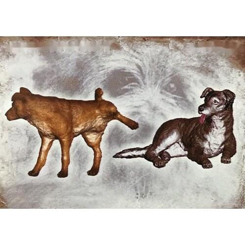 1:35 Die-cast Resin Small Animal Scene Layout Model Assembly Kit Name B92