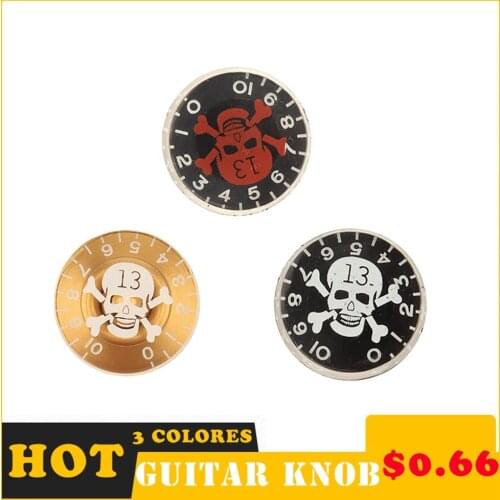 1 Pcs Skull Electric Guitar Knobs Guitar Speed Control Volume Tone Knobs For LP SG TL ST Style Guitar