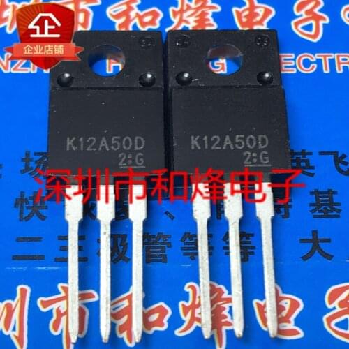 10PCS K12A50D TK12A50D TO-220F 500V 12A 100% New&original