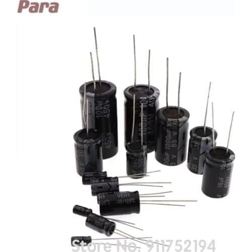 10PCS/LOT 400V 1UF 2.2UF 6.8UF 10UF 105 225 685 106 DIP Aluminum Electrolytic Capacitor