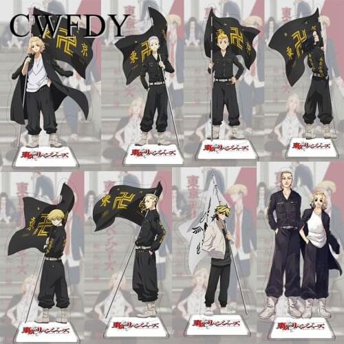 Anime Tokyo Revengers Figure Cosplay Acrylic Stands Manjiro Ken Takemichi Hinata Atsushi Model Plate For Friendship Toys Chaveio