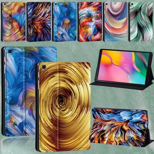 Tablet Cover for Samsung Galaxy Tab A 8.0 9.7 10.1 10.5"/Tab E 9.6"/Tab S5e 10.5"/Tab S6 Lite 10.4" P610 P615 Collapsible Case
