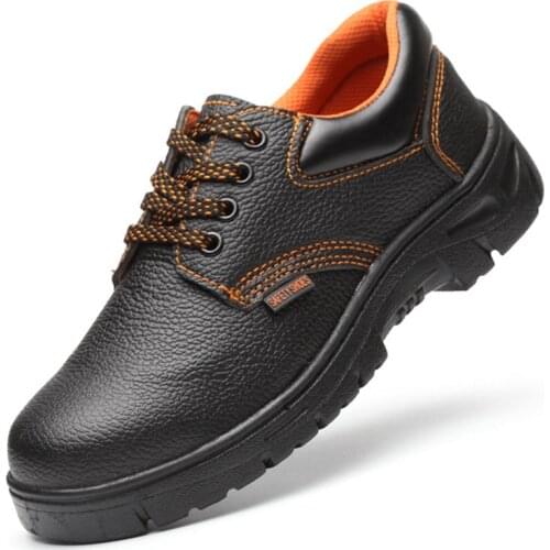 Men Shoes Autumn Winter Men Boots steel toe Shoes Men Safety Shoes resistant non-slip Ankle boots Work Shoes zapatos hombre A487