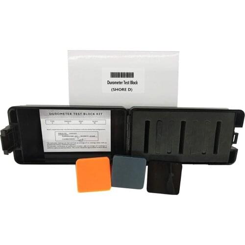 Shore D Durometer Tester Block with Hard Rubber Hardness Measurment Plastics Durometer Meter Sclerometer Test Block Kit