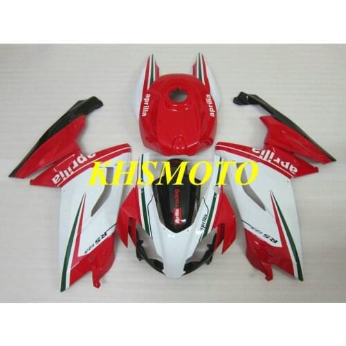 Injection Mold Fairing kit for Aprilia RS125 06 07 08 09 10 11 RS 125 2006 2011 Red white Fairings set+gifts AA03