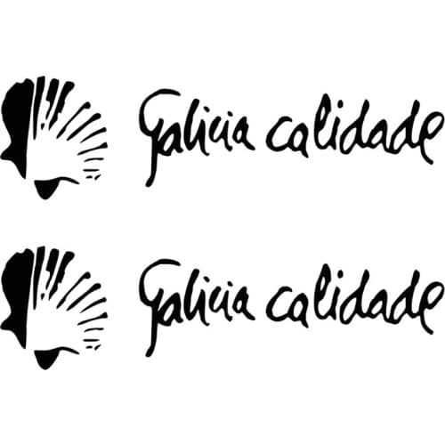 Pegatinas Sticker Vinilo KK Vinyl Galicia Calidade Pegatina Aufkleber Waterproof Car Styling 15cm 2pcs