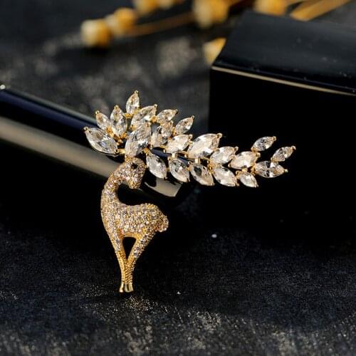 OIMG Gold Brooches For Clothes