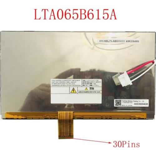 Original new 6.5inch TFT LCD display for car navigation system LTA065B615A LTA065B LTA065B615 LCD monitor for Toyota mercedes