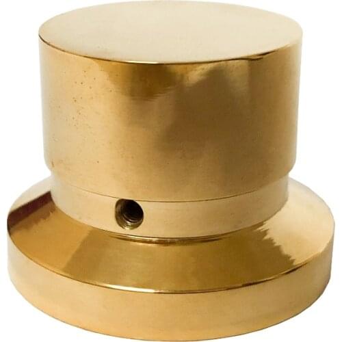 IWISTAO Solid Potentiometer Knob Whole Copper HIFI Amplifier OD 27/37mm H27/30mm Golden DIY