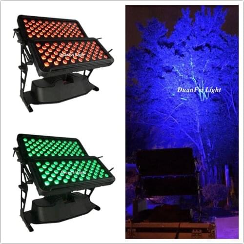 2 pieces Ip65 dmx512 120x10w led wall washer light rgbw 4in1 city color led outdoor hotel building led wall wash