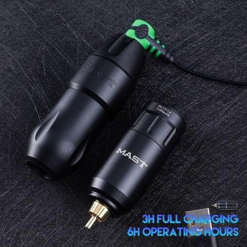 DragonHawk Mast Rotary Tattoo Makeup Machine Pen Aluminium Gun Tattoo Artist Supplies Accessories