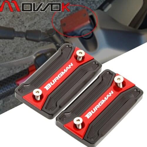 High Rating With logo For SUZUKI AN 650 Burgman 2004-2014 2015 2016 2017 2018 Motorcycle Front Brake Fluid Reservoir Cap