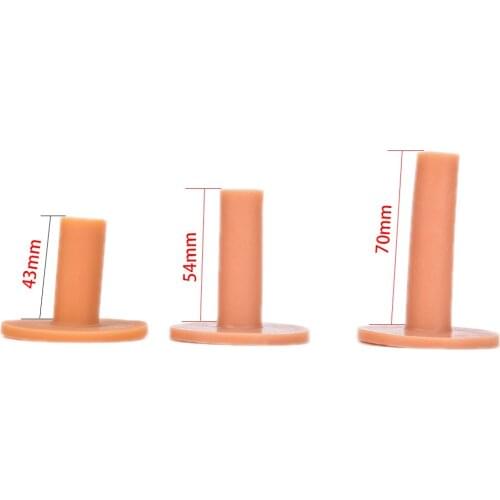 High quality 3pcs/set(43mm+54mm+70mm) Rubber Driving Range Golf Tees Holder Tee Home Training Practice Mat